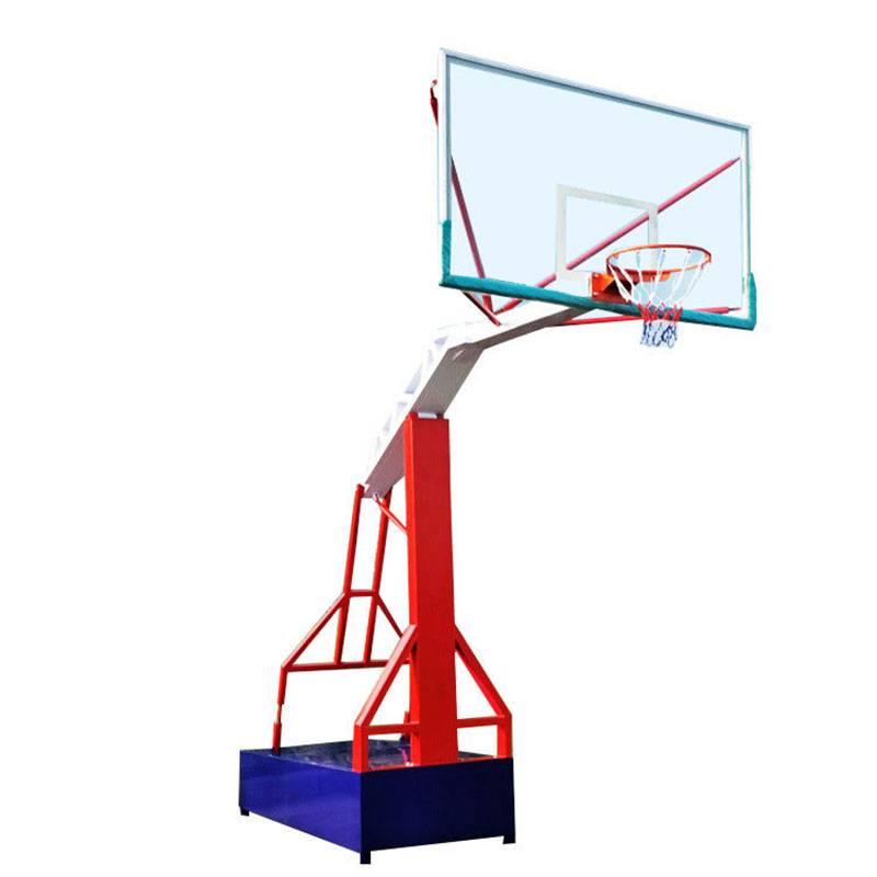 Basketball rack mobile outdoor home adult professional school adult outdoor children's standard blue ball can be dunk