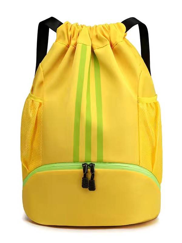 Beam -mouth bag backpack sports fitness drawing bag basketball bag football shoes bag storage travel bag waterproof lightweight lightweight