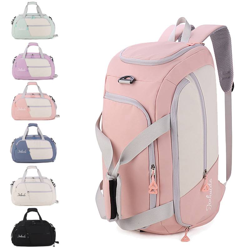 Large -capacity exercise fitness package Betronous shoulder wet and wet separation of football basketball boxing scattering swimming outdoor travel bag