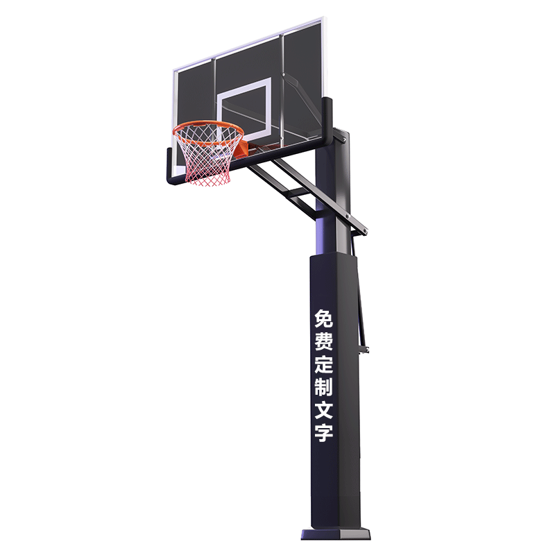 Land -buried outdoor basketball frame standard fixed school competition majors can be lifted and surrendered for adult home outdoor standards