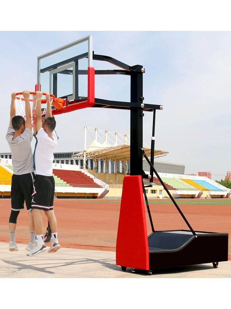 Outdoor children adult youth standard basketball racks indoor and outdoor competition training can moving and lifted basketball rack