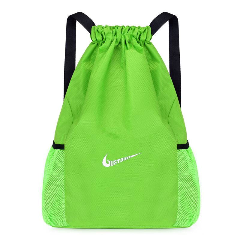Basketball bouquet pocket backpack backpack men's and women's simple travel drawing stagnation fitness outdoor portable football shoes collection bag
