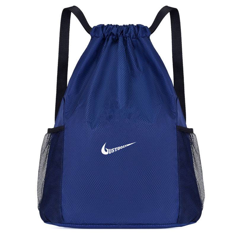 Basketball bouquet pocket backpack backpack men's and women's simple travel drawing stagnation fitness outdoor portable football shoes collection bag