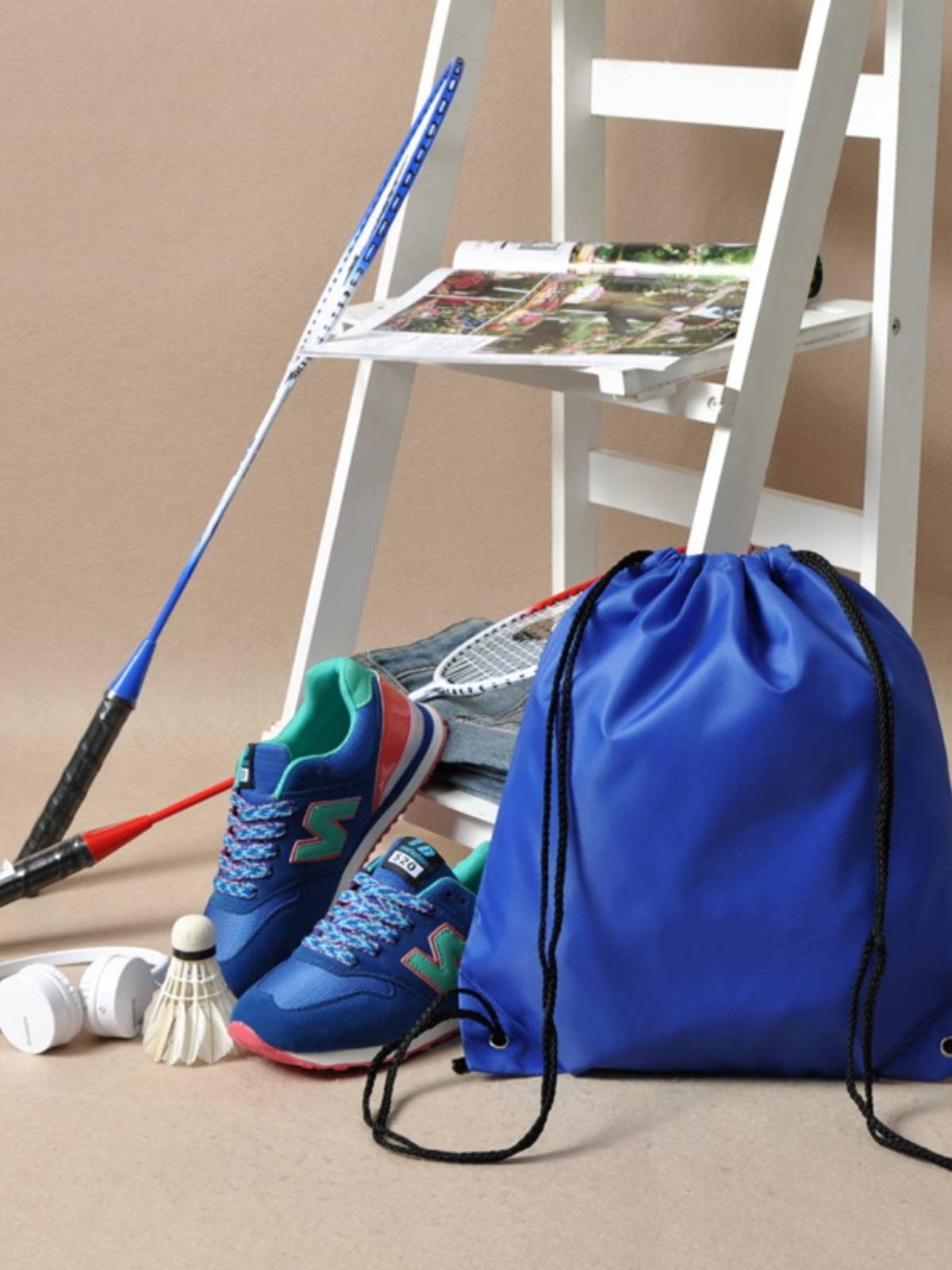 Pure -colored drawing bag back bag backpack, bags bag helmet, basketball storage bag shoes bag sports riding backpack