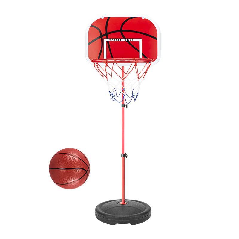Children's basketball racks can be lifted to highlight the hardcore indoor outdoor shooting frame Little boy leather ball shooting toys