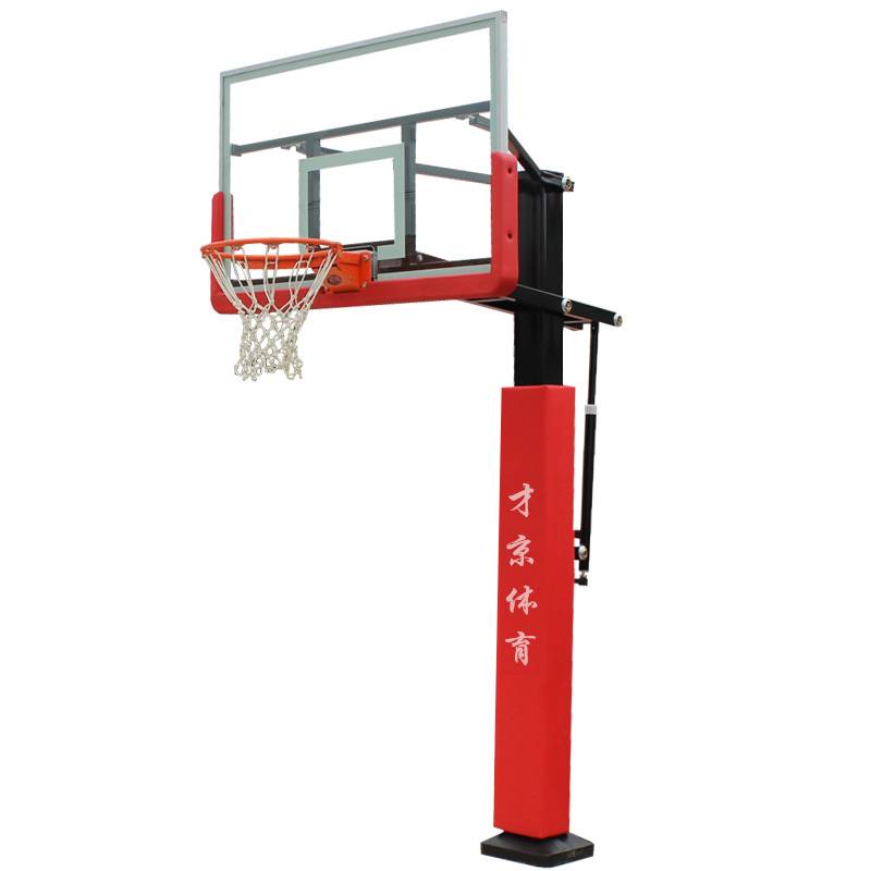 Buried wall basketball racks indoor outdoor adult standard -standard buried basketball rack household buckle dunk can be lifted and surrendered