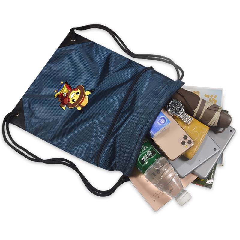 A light beam pocket with a double shoulder bag for a man and a woman with a large-capacity gym basketball bag and a sling-line backpack