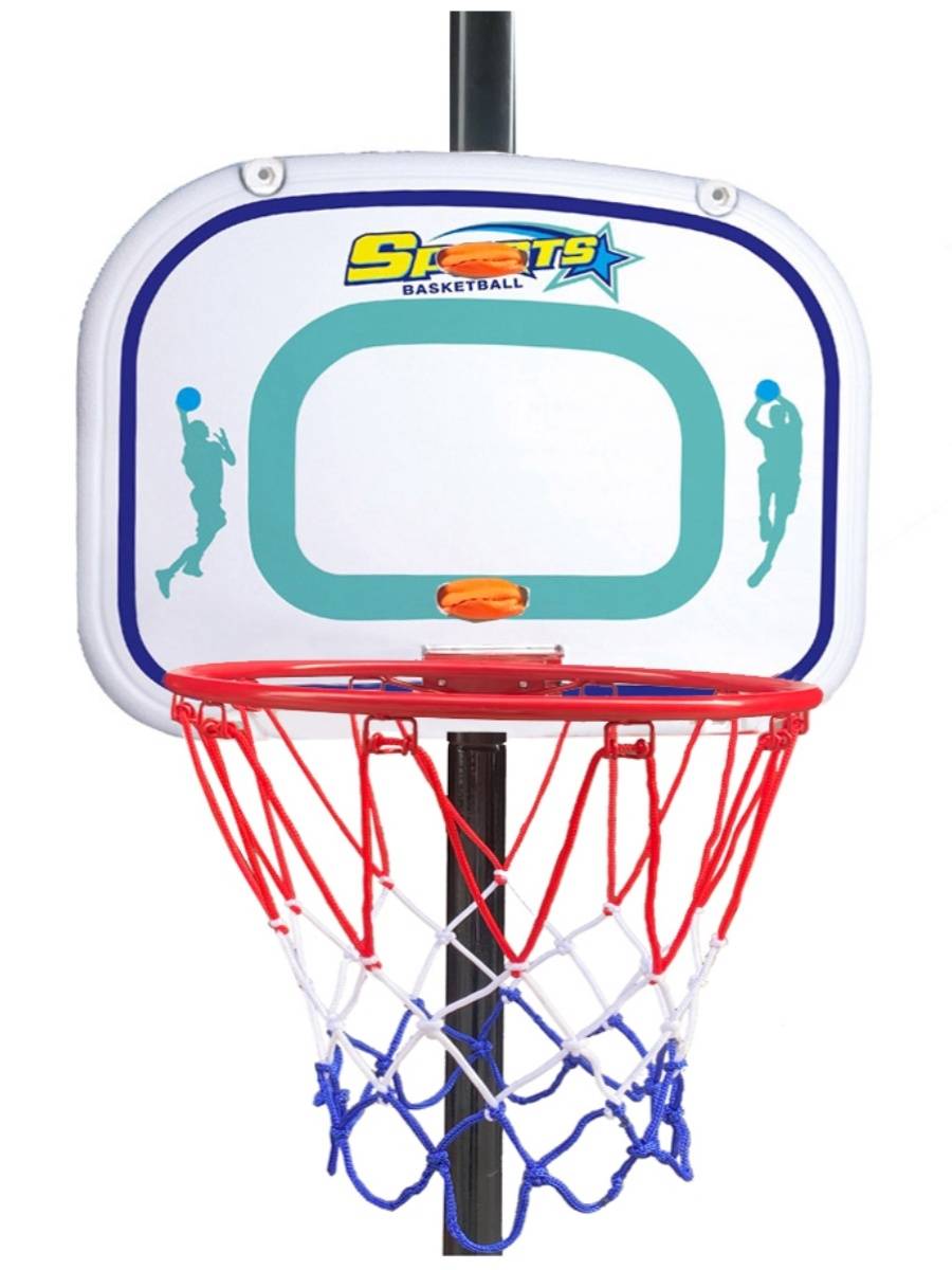 Folding -free punch -free basketball box Children's basketball chamber wall -mounted basketball basket mobile basketball rack