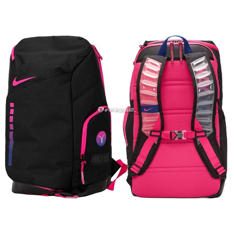 Nike Nike new male and female students in large-capacity basketball cushion elite schoolbag backpack backpack DX9786-100