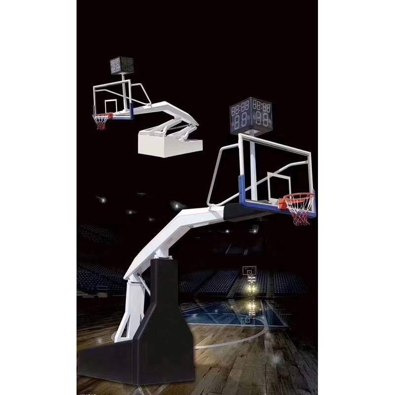 Outdoor Adult Standard Competition Mobile Folding Lift Basketball Basket Inside professional manual electric remote control basketball rack