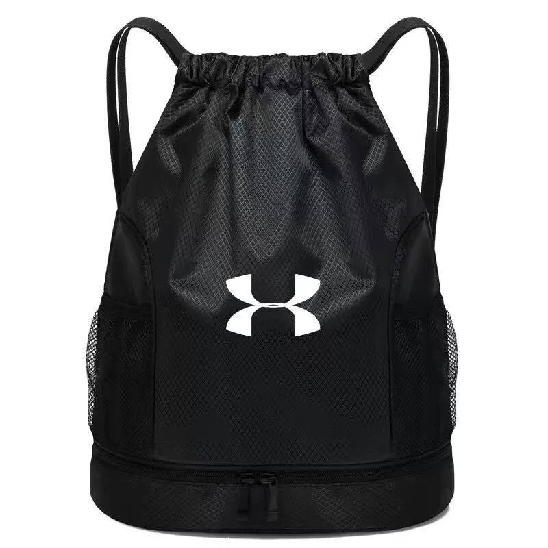 Basketball bag swimming bag dry and wet separation storage bag sports beach bag training fitness bundle mouth drawing rope bare bag