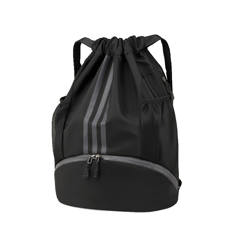 2024 drawing rope bouquet bare shoulder bag multi -function sports bag basketball casual package trend large capacity lightweight student bag