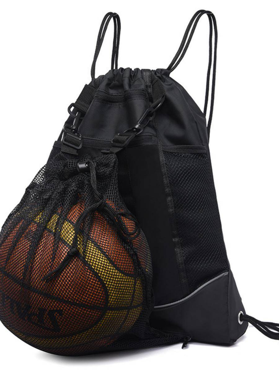 Beam Pocket Pulling Rope Backpack Men's Outdoor Travel Sports Backpack Basketball Football Training Pack Circuit Bag Customization