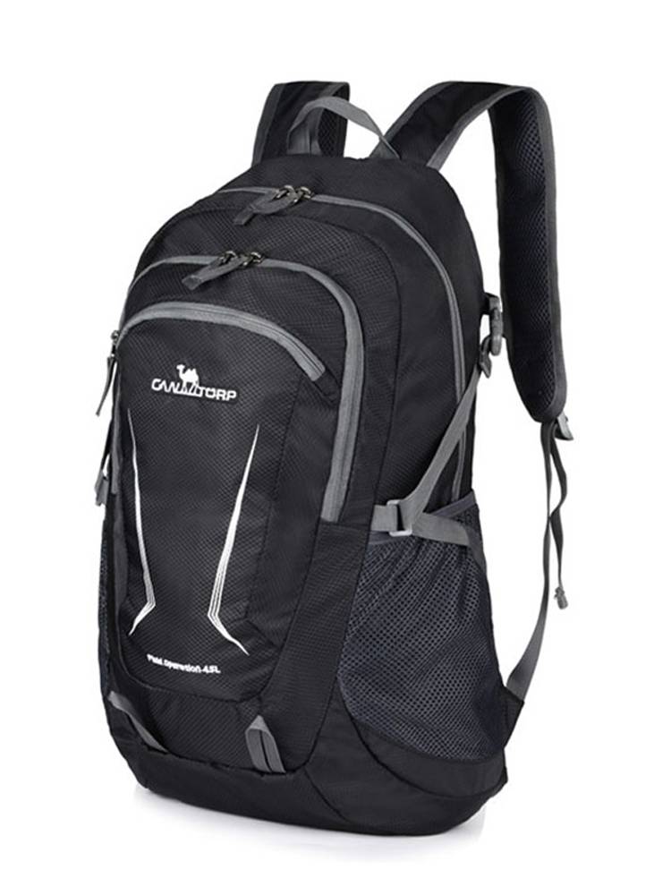 Lu camel can fold the backpack men's ultra -light travel outdoor portable backpack large -capacity skin bag 35 liter 45L