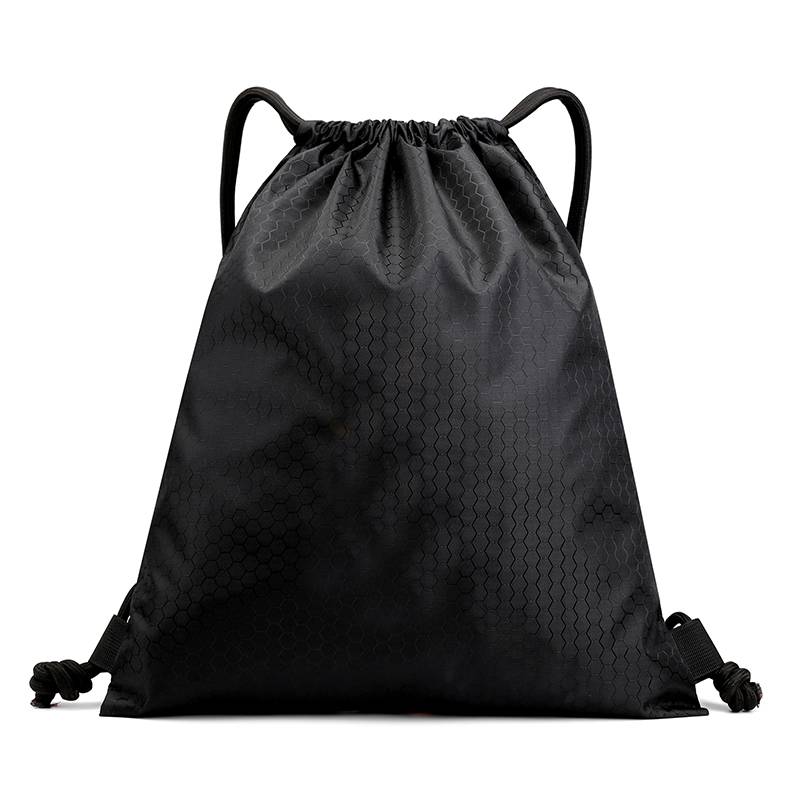 017 Black football bag without zips