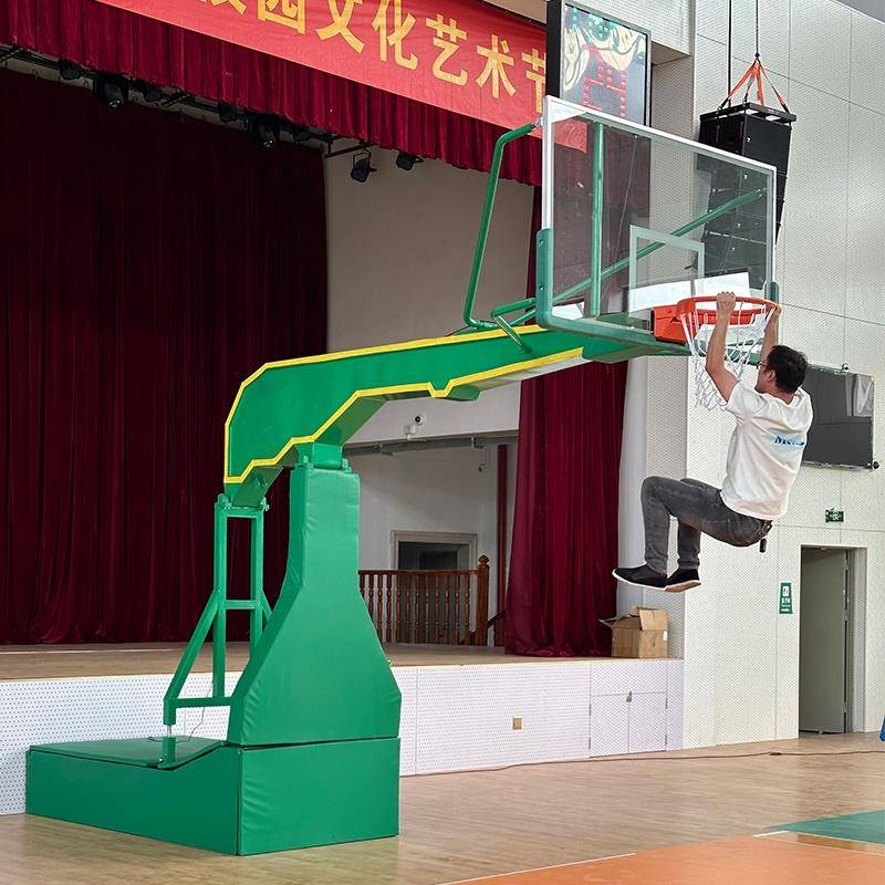 Fashion new electric hydraulic basketball rack