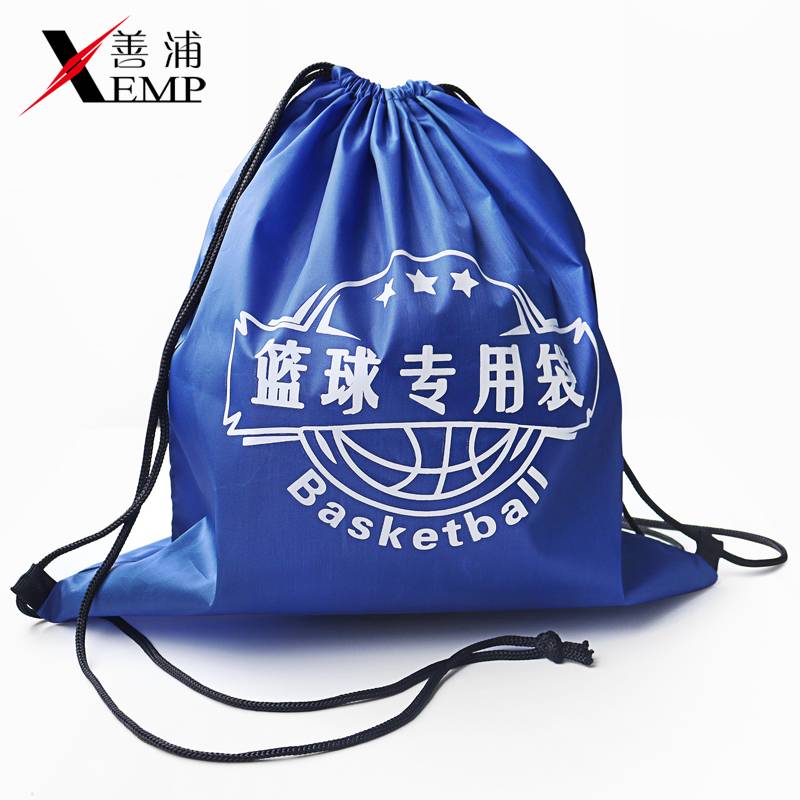 J_ Basketball bag Student portable sports training ball bouquet mouth drawing single -shoulder backpack shoes collection AA02