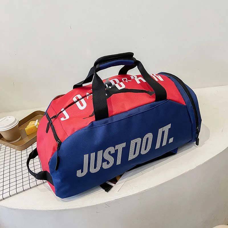 Handheld + shoulder independent shoe silo (red blue)
