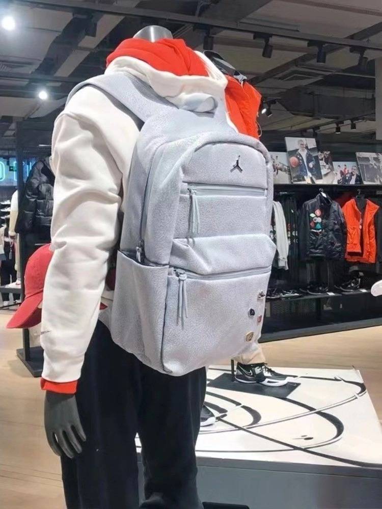 American -style backpack student schoolbags large -capacity men's outdoor basketball backpack women's computer junior high school travel bag