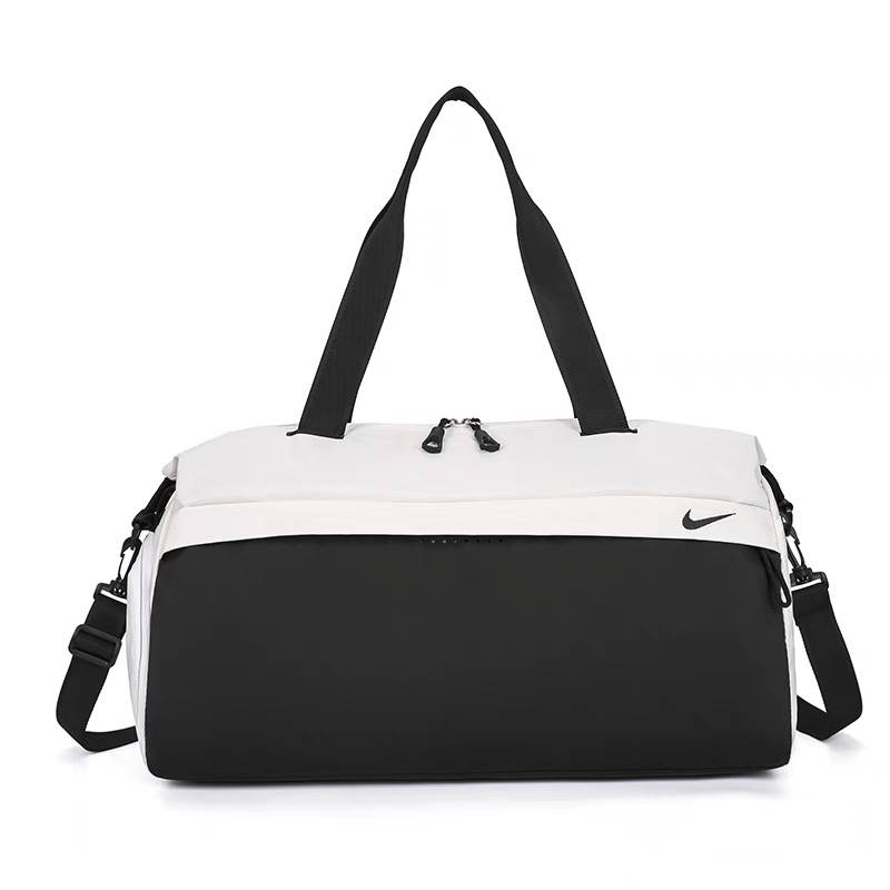 Nike Nike fitness bag new basketball bag men and women large -capacity hand -wet wet wet separation training travel bag
