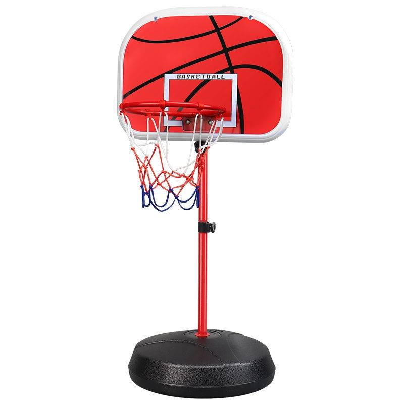 Children's basketball rack can be lifted and moved to the shooting box box, indoor home, 1 baby 2 ball toys, 3 boys 6 years old