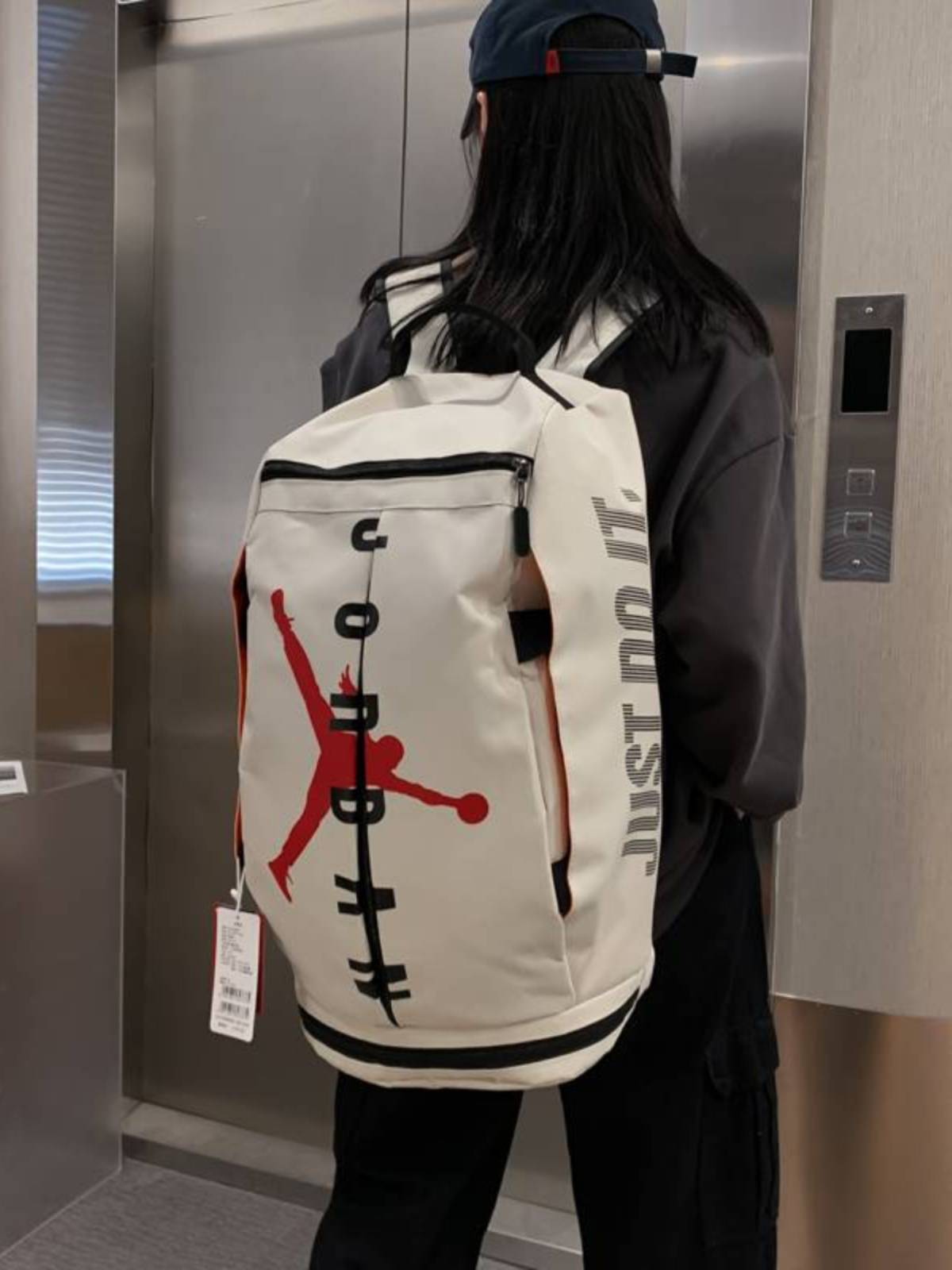 Tourism bag backpack AJ flying man large capacity Multi -shoulder male student schoolbag sports fitness basketball hand luggage