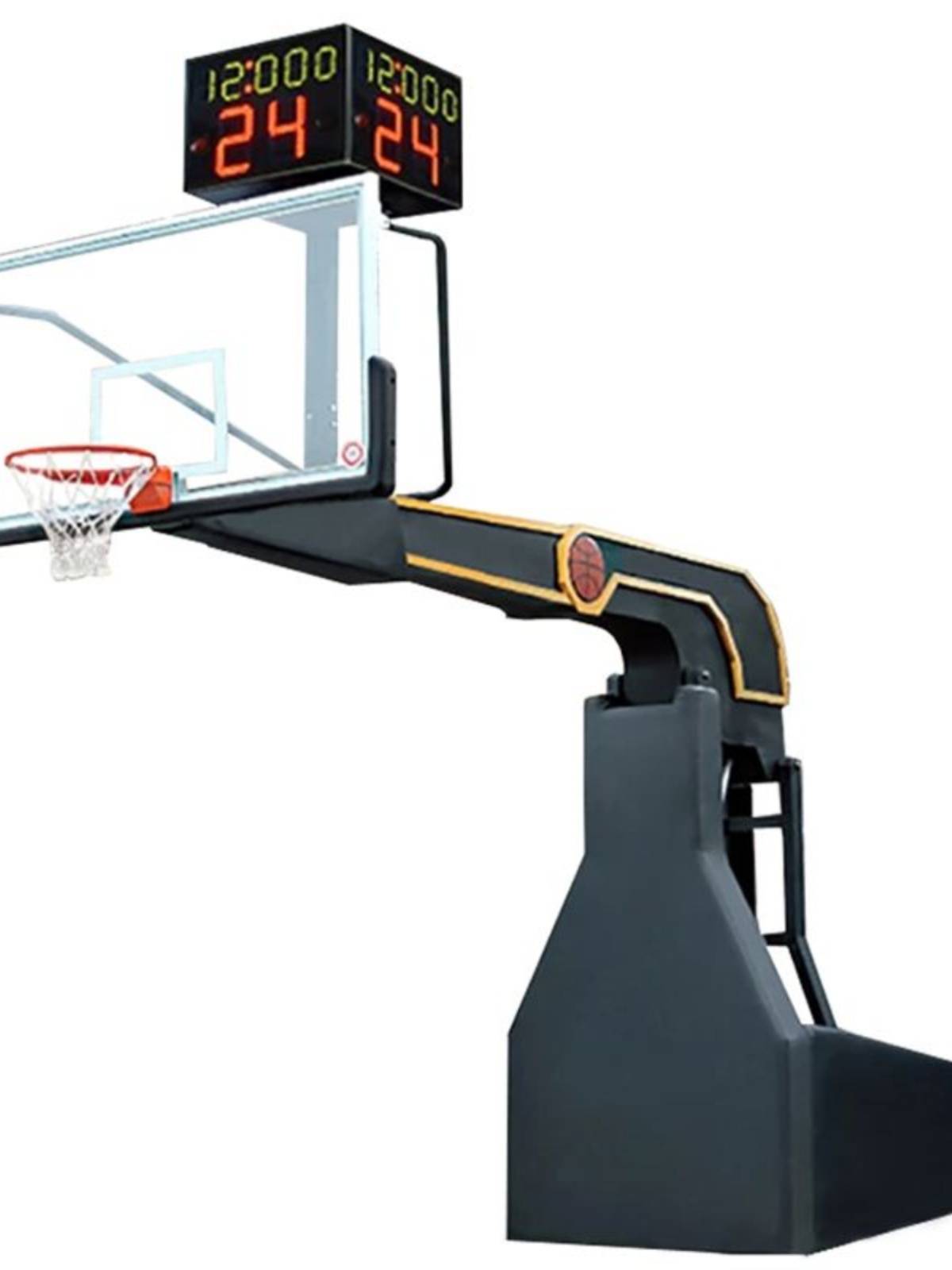 Indoor professional manual electric remote control basketball outdoor adult standard competition mobile folding lift basketball basket