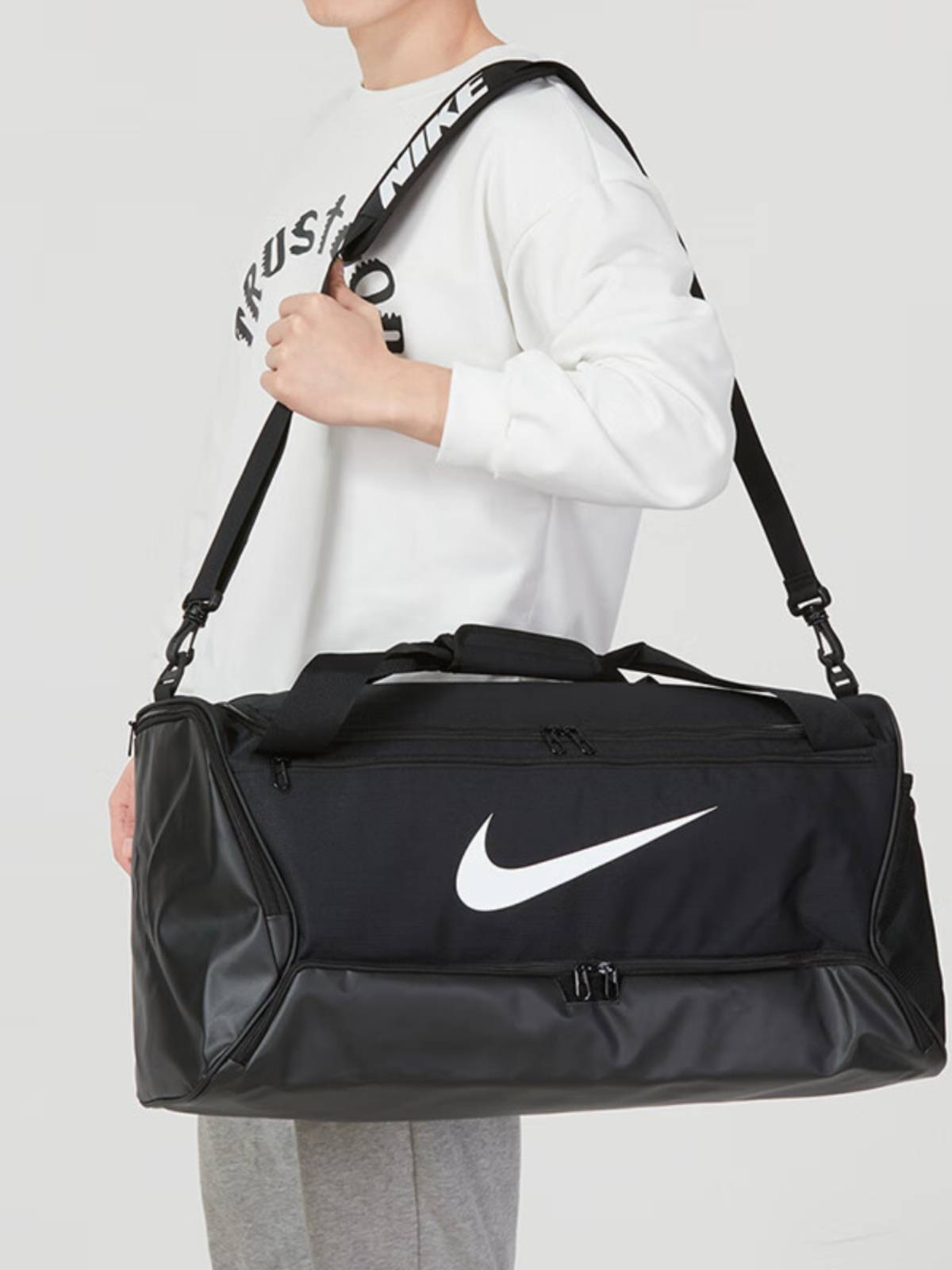 Nike fitness bag men's and women's sports bag large -capacity basketball bag crossbody shoulder bag sports fitness equipment tide