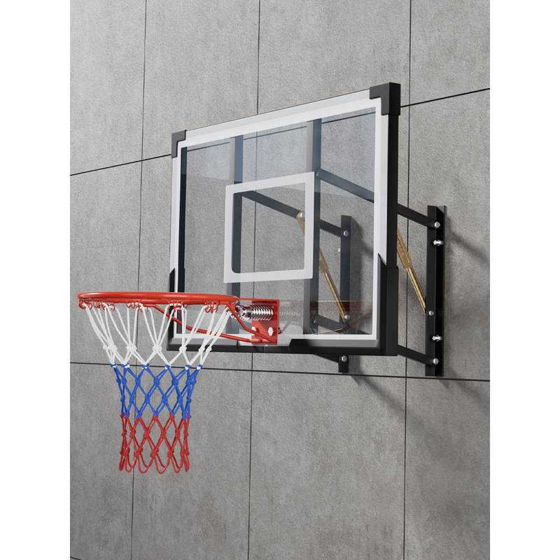 Household baskets Halling wall -louder indoor outdoor adult basketball rack electric hanging wall hanging children's rebound training