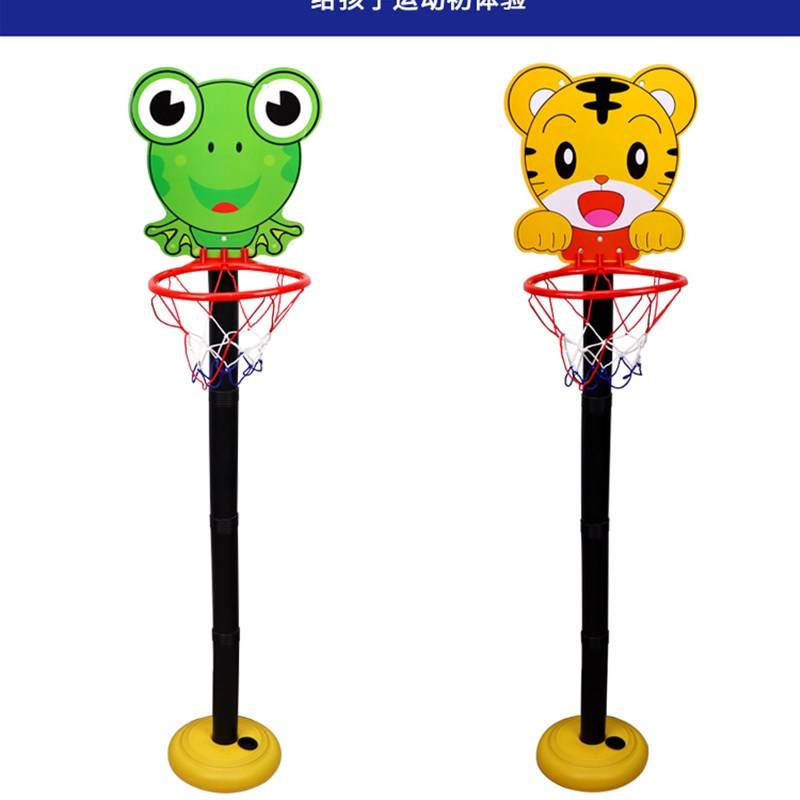 Basketball frame Children's household room can lift up mobile outdoor adult standard basketball box young people throw basketball