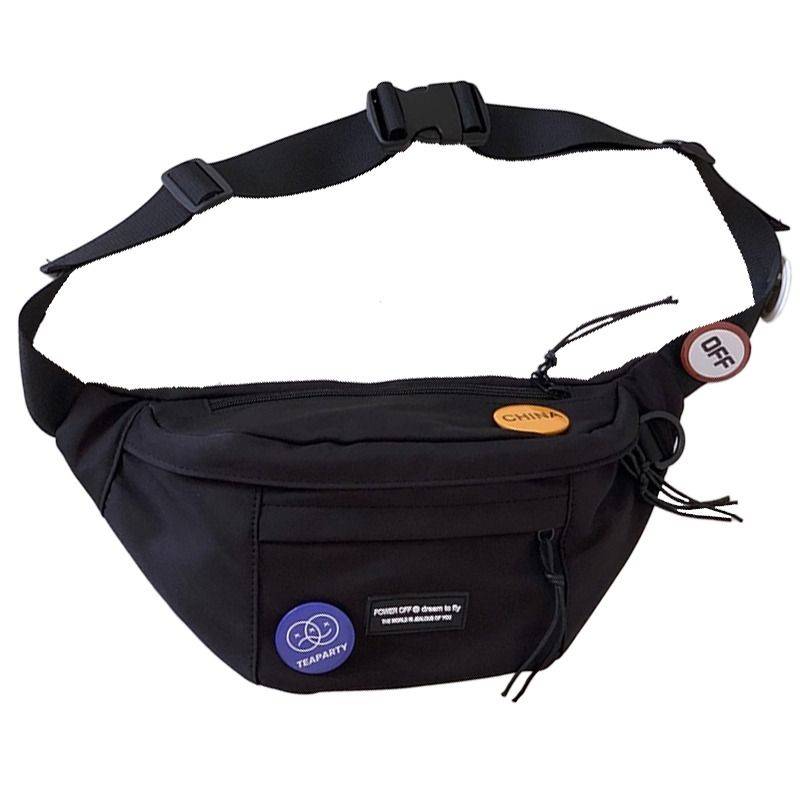 Japanese INS sports large -capacity chest bag men's tide brand wild work bag female student waist bag backpack shoulder bag