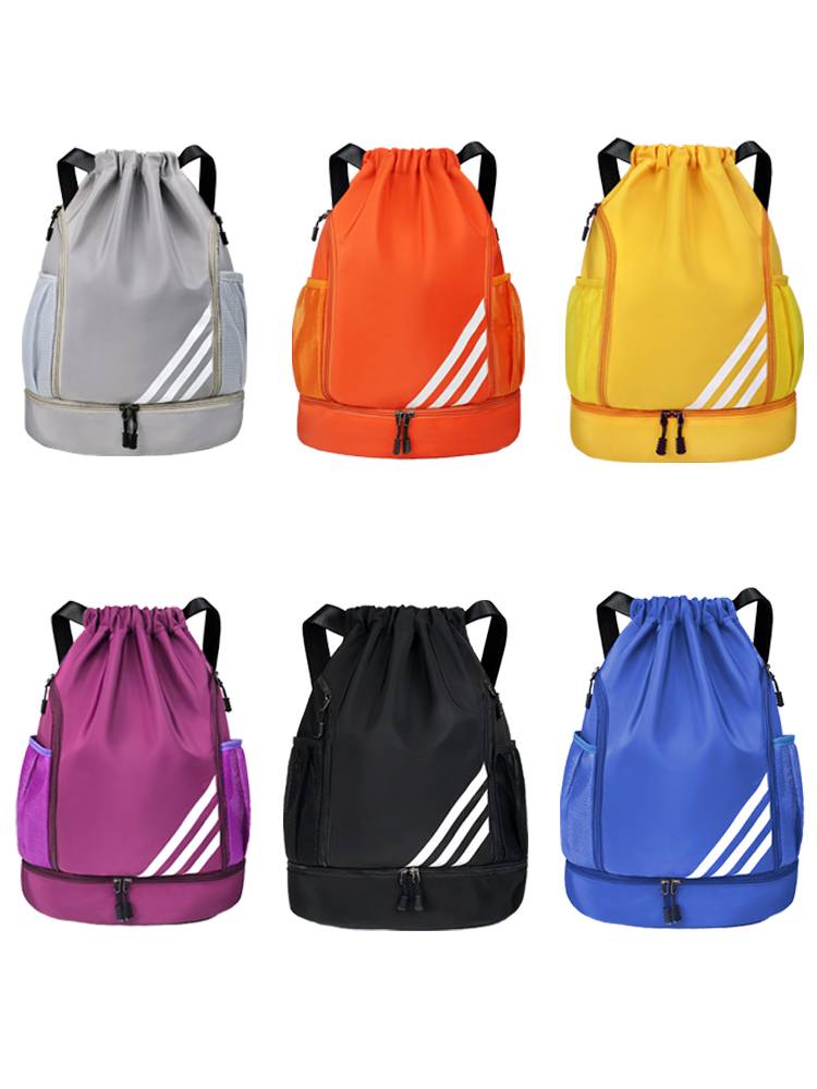 Basketball sports backpack custom drawing rope outdoor marathon event advertising football tennis beam pocket