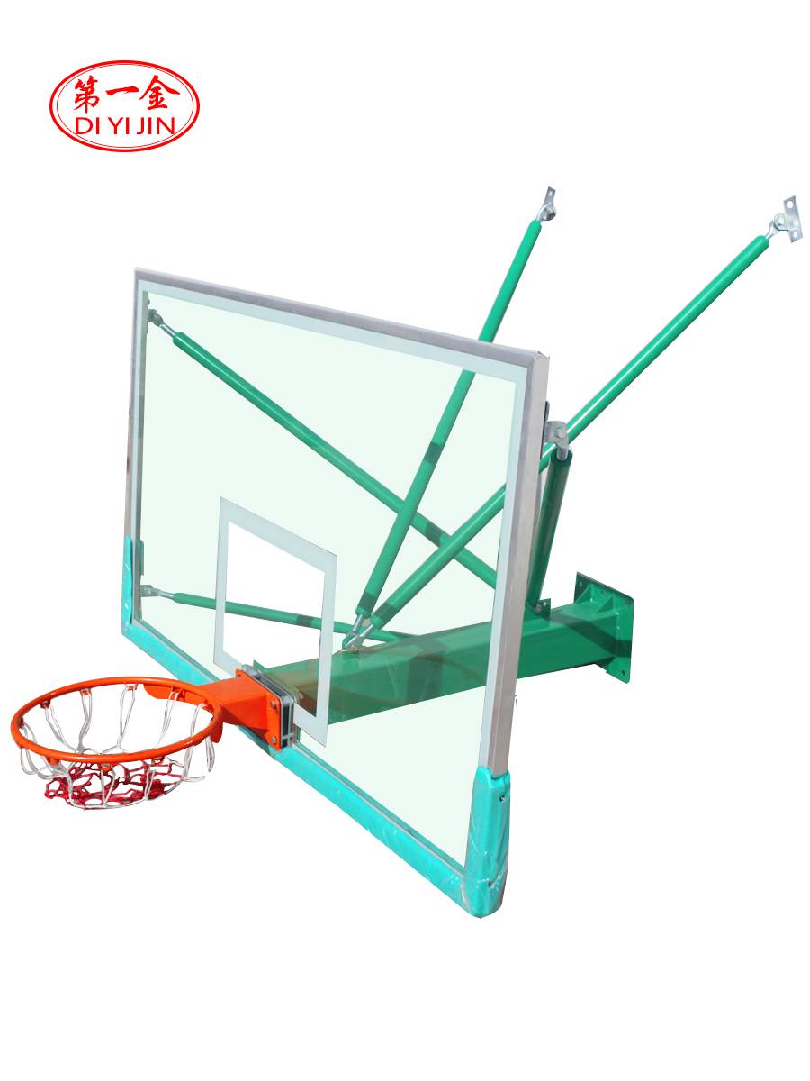 Professional basketball frame hanging wall -type outdoor room buckle basketball frame glass adult wall -mounted standard household rebounds