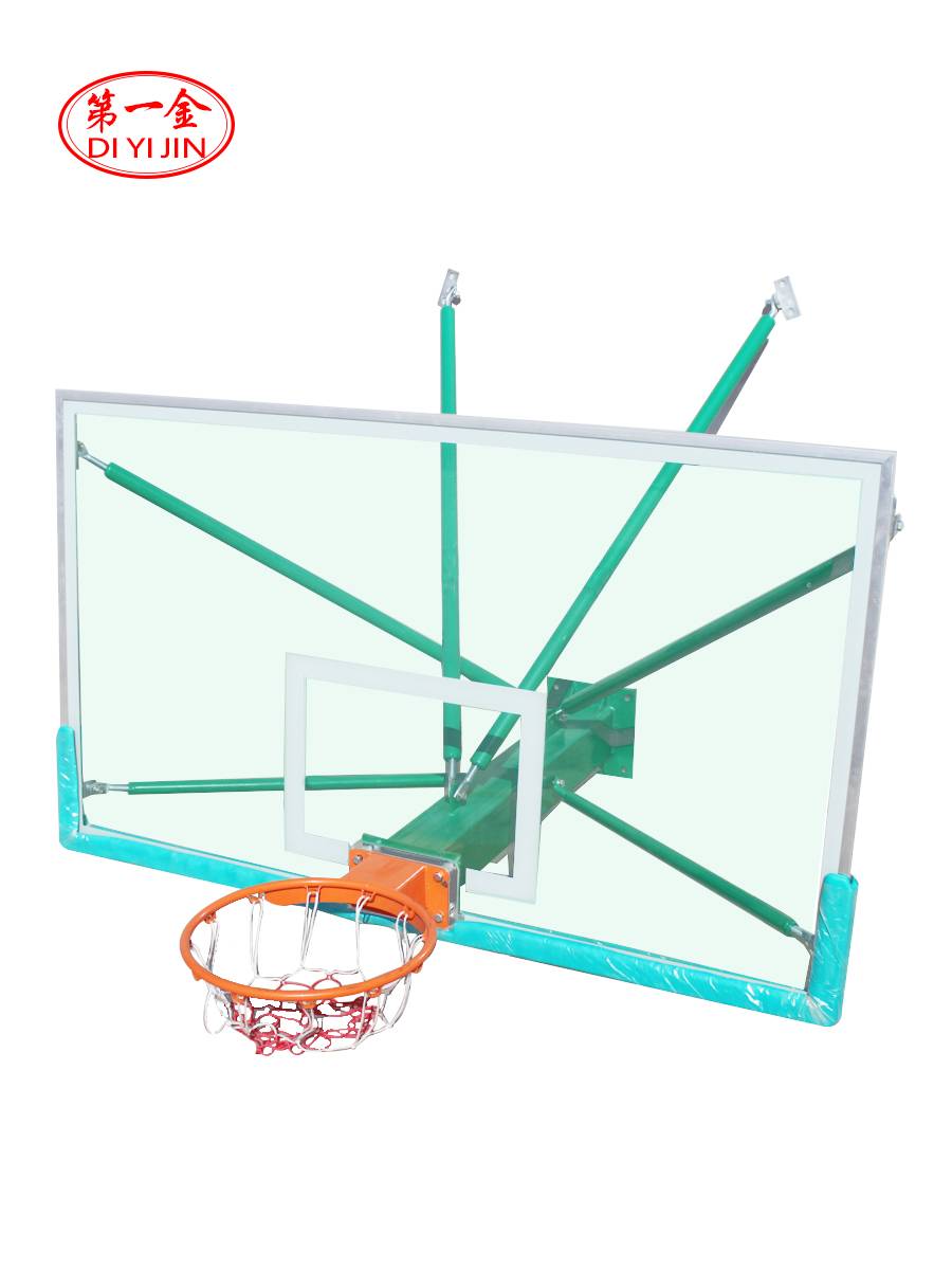 Professional basketball frame hanging wall -type outdoor room buckle basketball frame glass adult wall -mounted standard household rebounds