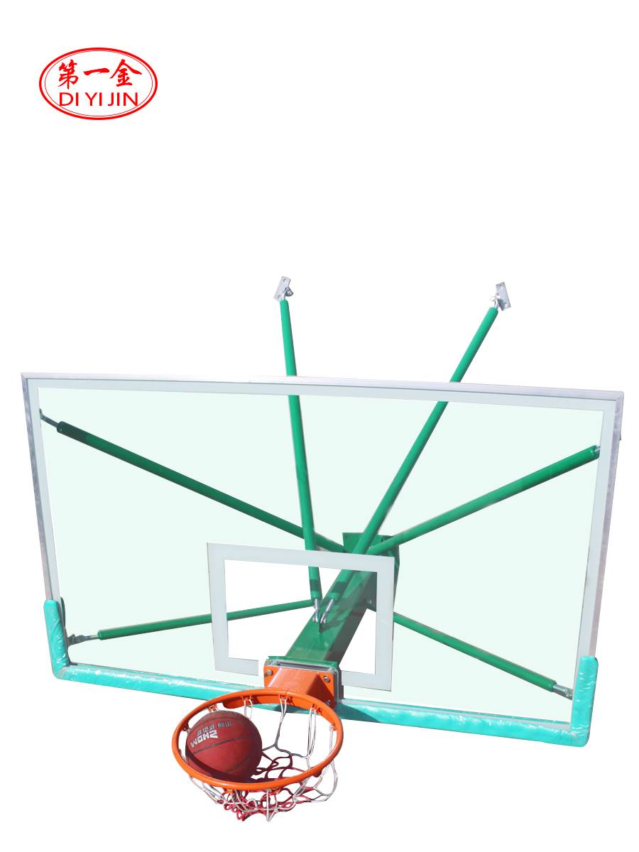 Professional basketball frame hanging wall -type outdoor room buckle basketball frame glass adult wall -mounted standard household rebounds