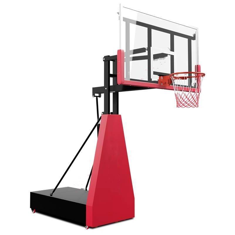 Mobile basketball rack can move adult children's professional competition training outdoor standard room shot frame lifting