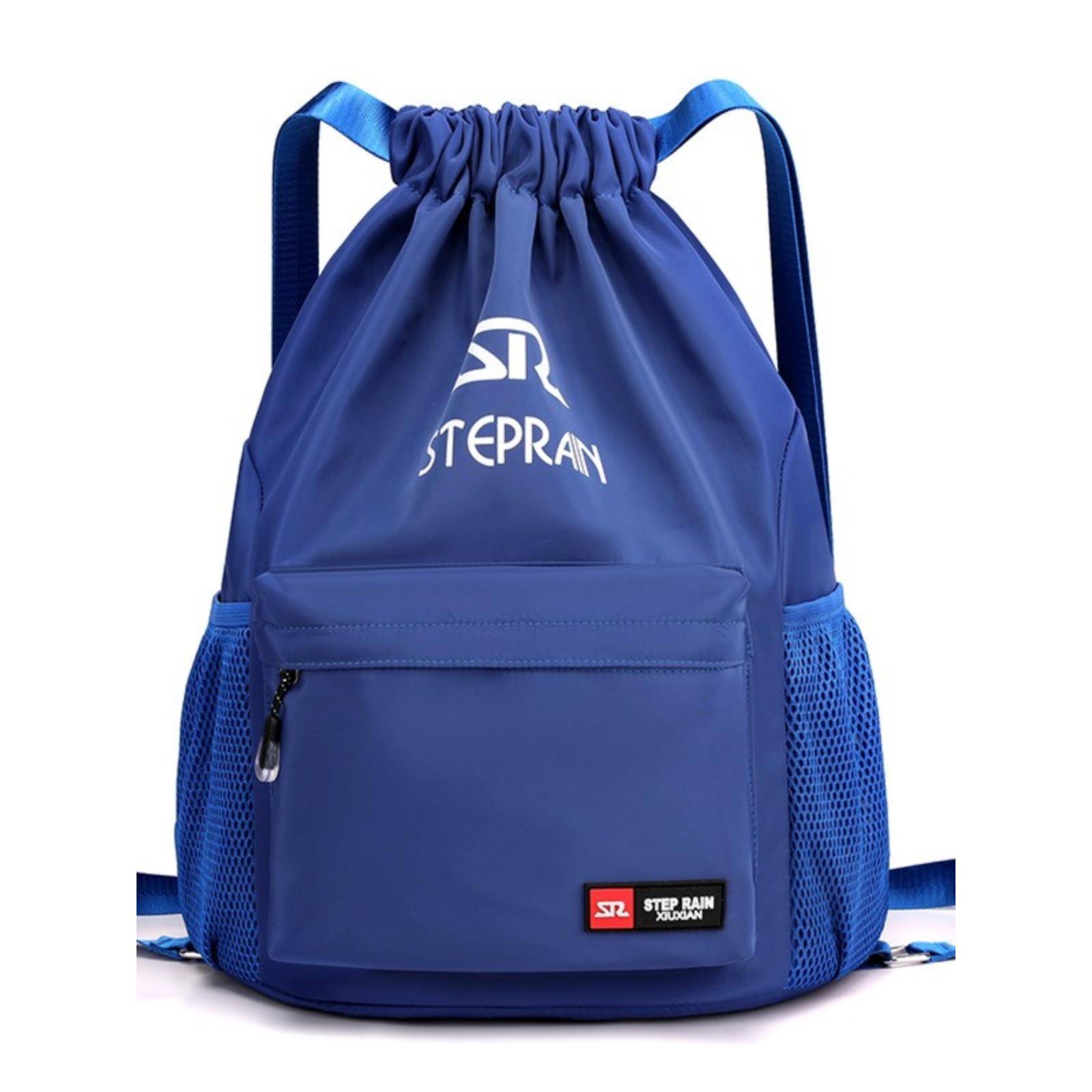 Large -capacity men's and women's travel sports beam pocket drawing rope bare bag shoe storage bag fitness bag basketball training bag