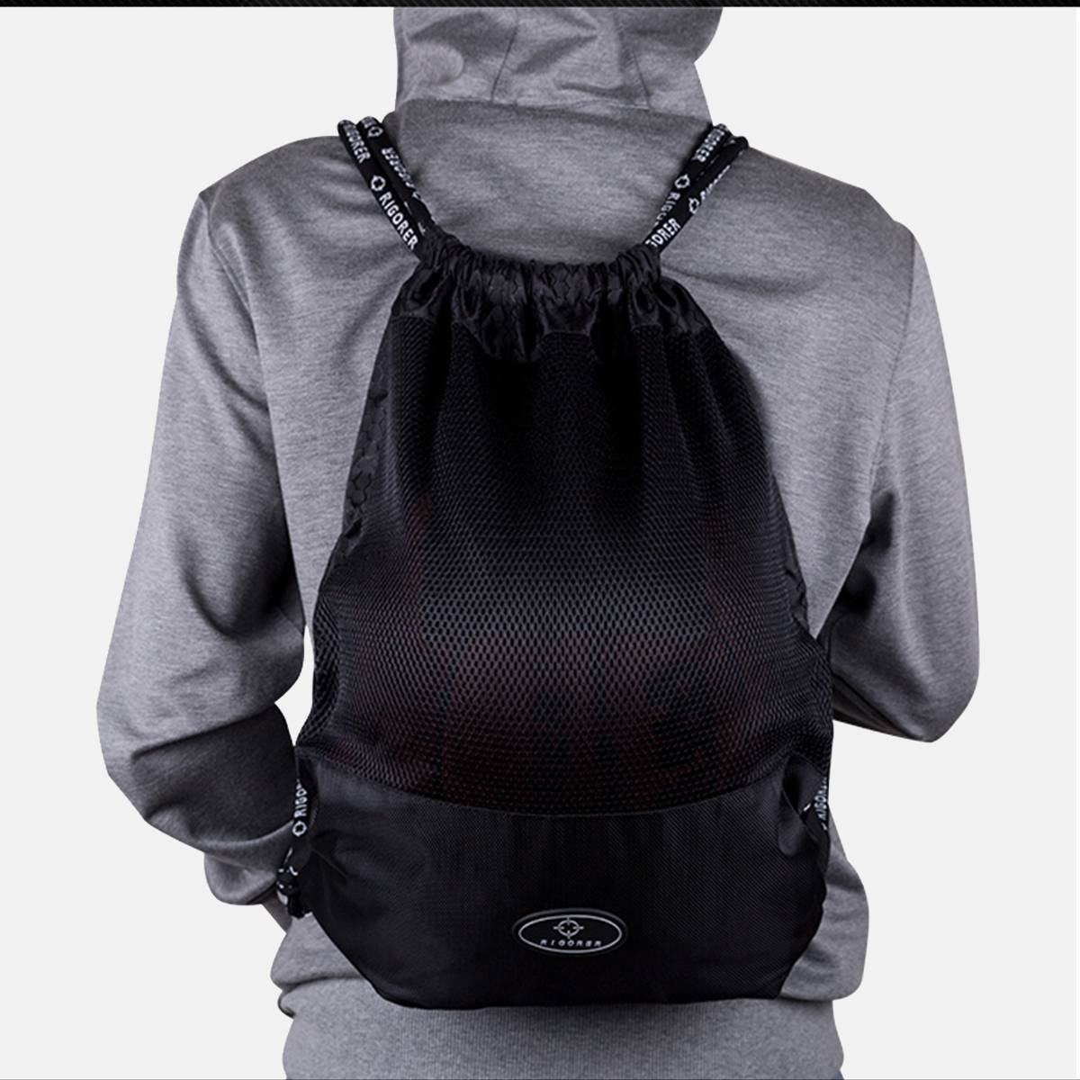 Persistent basketball bag training bag basketball bag single -shoulder pumping ball bag large -capacity outdoor fitness simple ball bag