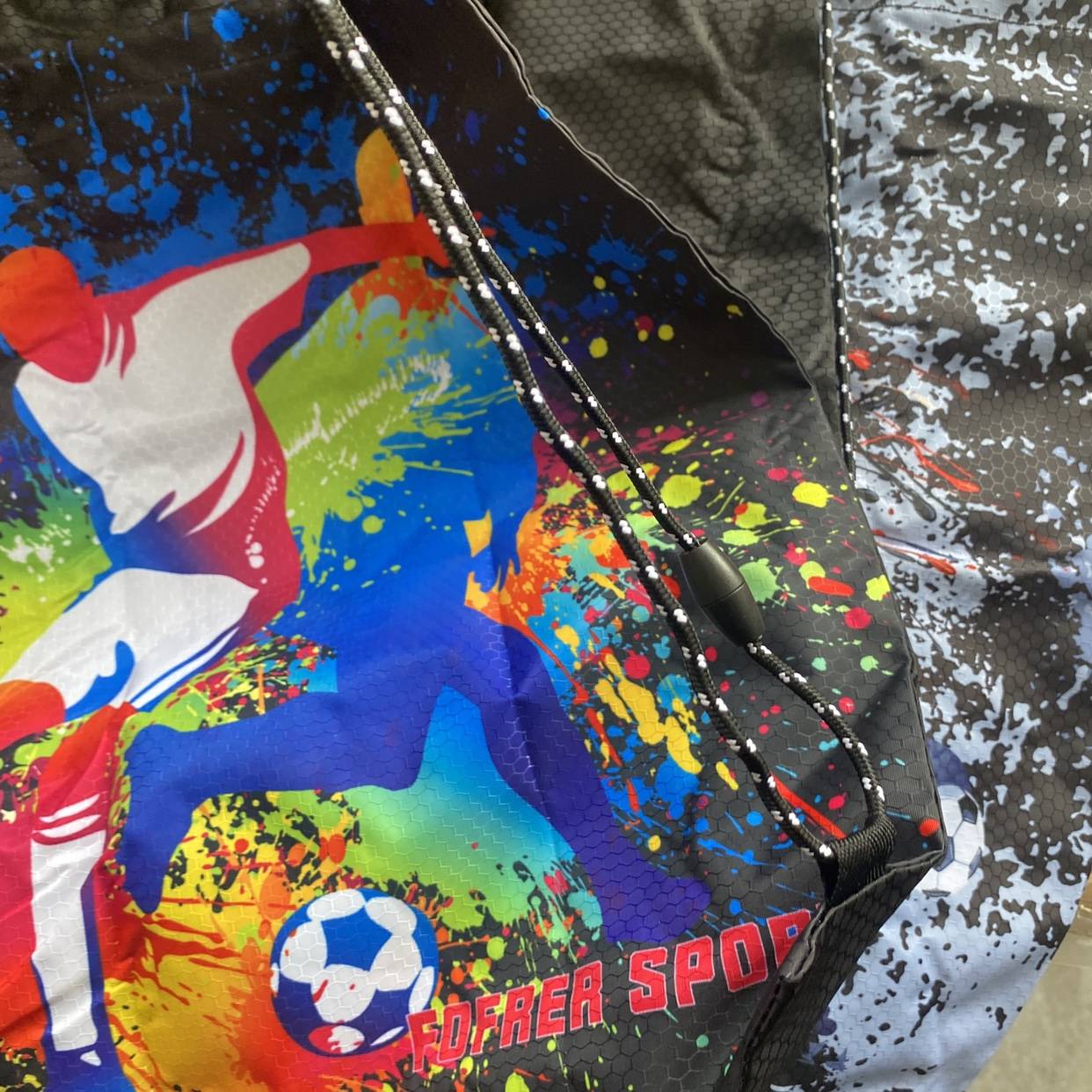 Water-resistant basketball bags, two-shoulder packs of gyms, volleyball, and a bag of basketball shoes