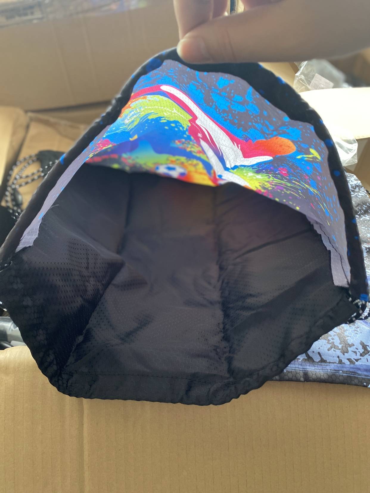 Water-resistant basketball bags, two-shoulder packs of gyms, volleyball, and a bag of basketball shoes
