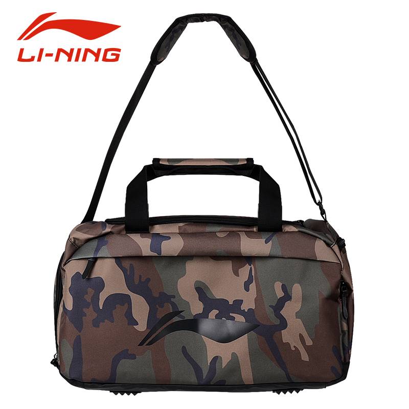 Li Ning Crossbody Bag Male Campaign Travel Shop Sports Fitness Pack Large -capacity Basketball Bags Leisure Backpack Woman