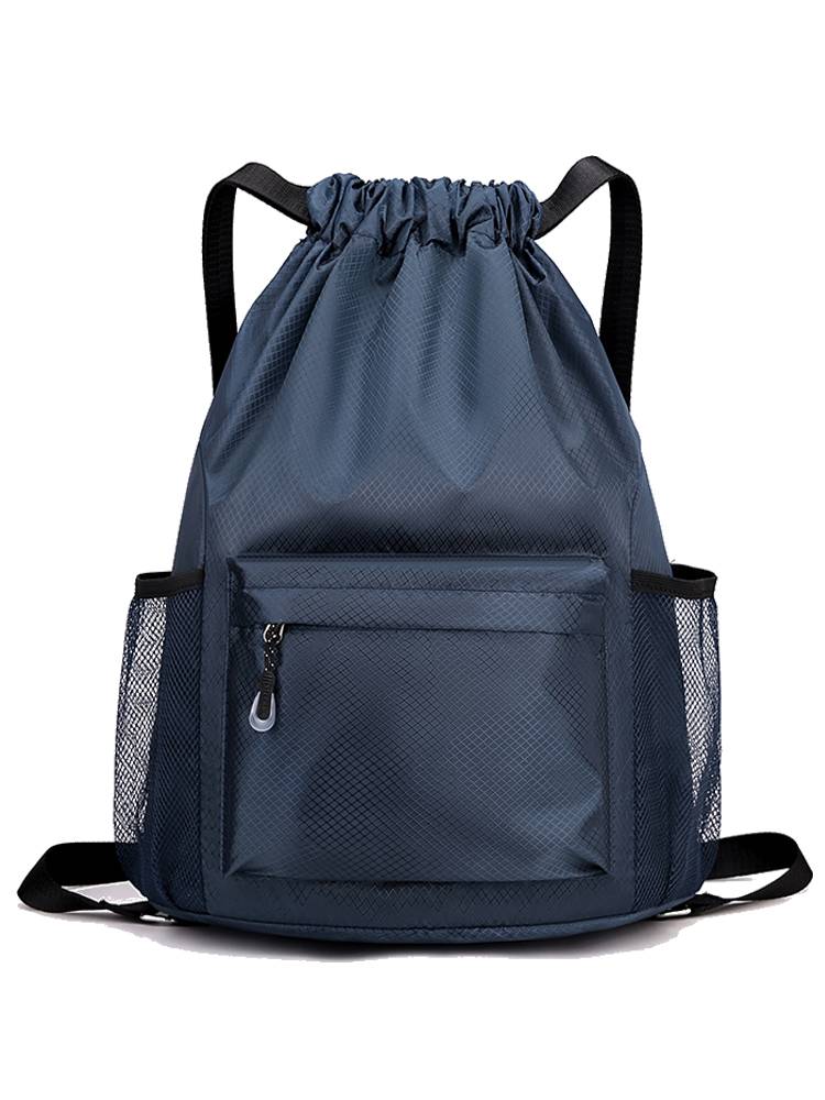 Custom bundle pocket drawing rope, backpack sports backpack waterproof large capacity basketball bag simple schoolbag lightness light