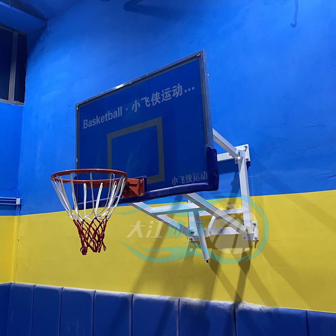 Children's wall lifting basketball rack