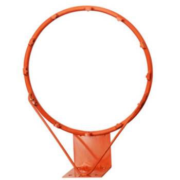 Basketball frame mobile standard solid spring basket, indoor and outdoor wall -style single -arm ball rack three -hole buckle basket