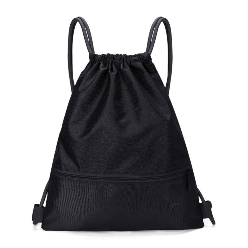 · Custom print LOGO drawing rope beam bipolar training class Backpack basketball training bag football storage running shoes