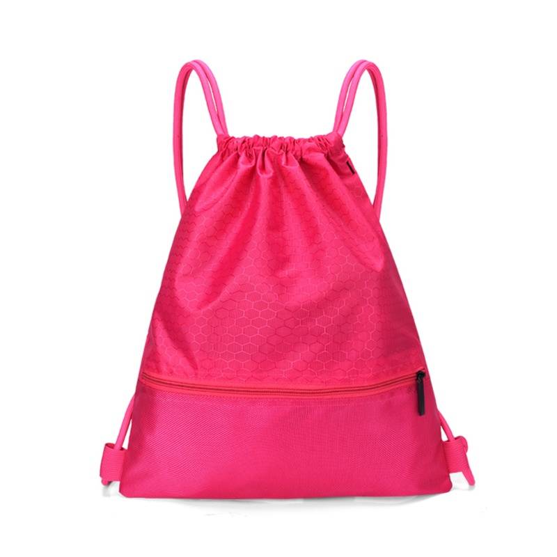· Custom print LOGO drawing rope beam bipolar training class Backpack basketball training bag football storage running shoes