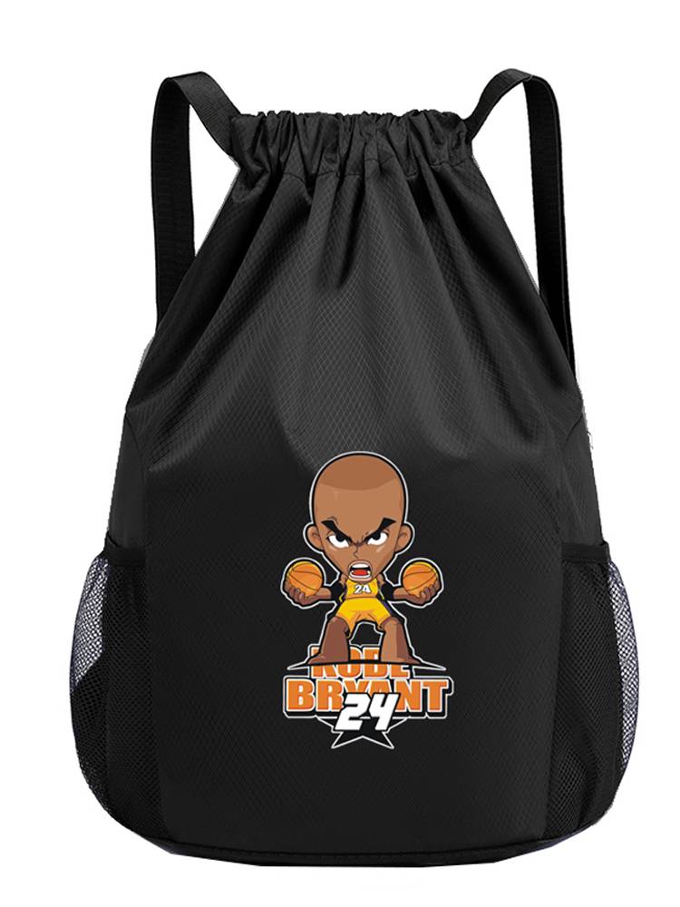 Curry basketball bag training backpack basketball bag storage bag football bag large -capacity sports drawing rope bare bag customization