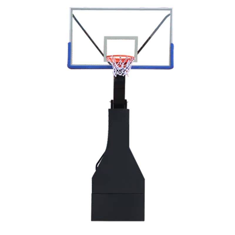 Imitation hydraulic basketball rack mobile outdoor indoor standard adult school professional professional competition basketball rack can be dunk