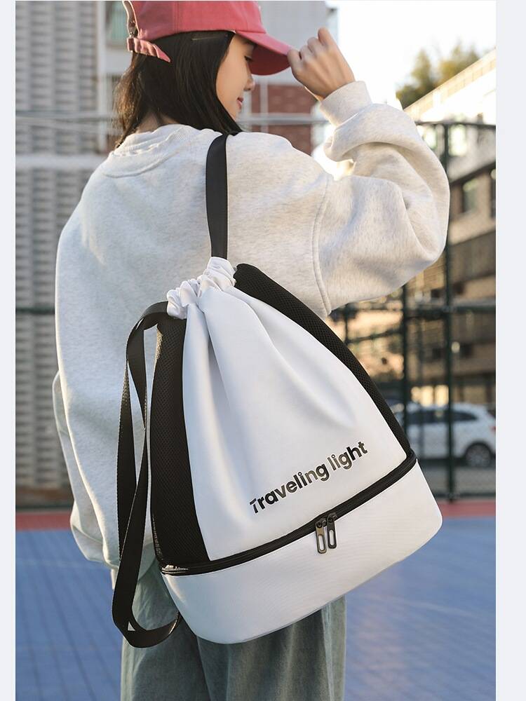 Swimming fitness backpack Women's large capacity dry and wet separation sports equipment storage small backpack swimwear waterproof men