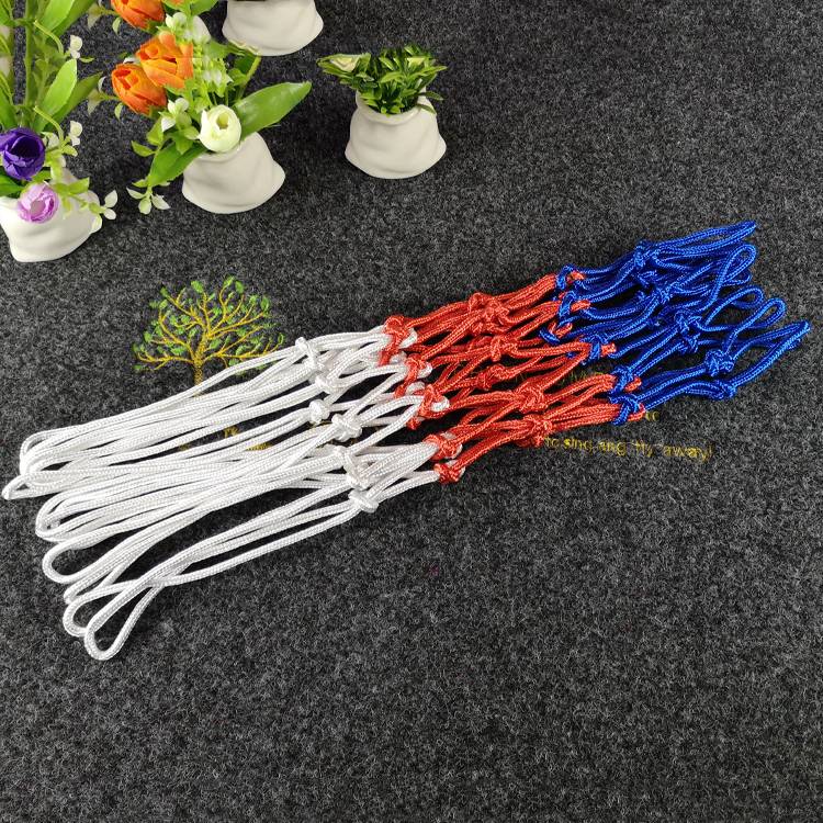 12 buckle polyester plus rough aggravated basketball network three -color 1 installation